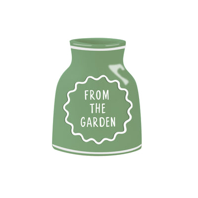 Green Ceramic Bud Vase - 10cm