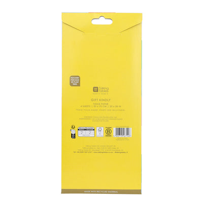 Happy Birthday Icons Tissue Paper - 4 Sheets