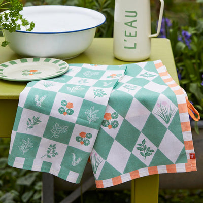Herb Fabric Tea Towels - 2 Pack | Kitchenware |