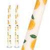 Lemon Taper Dinner Candles - 2 Pack