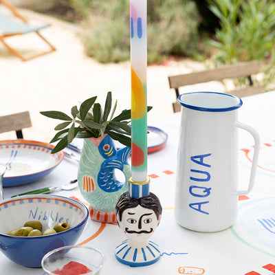 Mixed Abstract Straight Dinner Candles - 4 Pack | Home Decor |