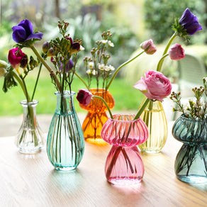 Green Mushroom Glass Candle Holder & Vase