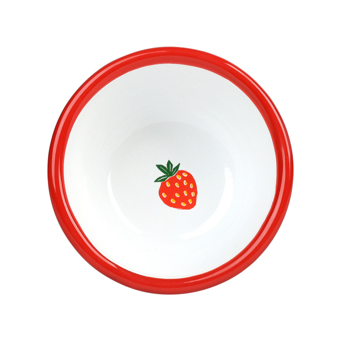 Bon Appetit Strawberry Enamel Bowl - 10cm