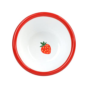 Bon Appetit Strawberry Enamel Bowl - 10cm