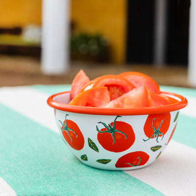 Tomato Red Enamel Bowl - 12cm | Kitchenware |