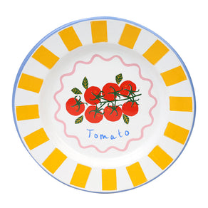 Bon Appetit Tomato Enamel Plate - 25cm