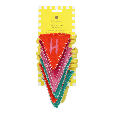 Happy Birthday Felt Bunting - 2m