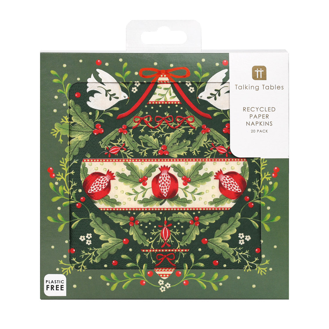 Folklore Christmas Paper Napkins - 20 Pack