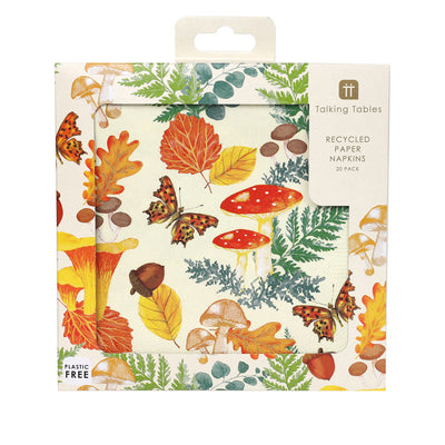 Midnight Forest Autumnal Paper Napkins - 20 Pack