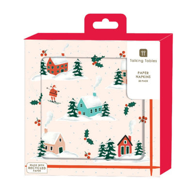Fun Guy Santa Christmas Paper Napkins - 20 Pack
