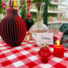 Red Honeycomb Colour Pop Paper Vase