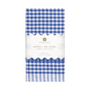 Bon Appetit Blue & White Fabric Gingham Napkins/Tea Towels - 2 Pack