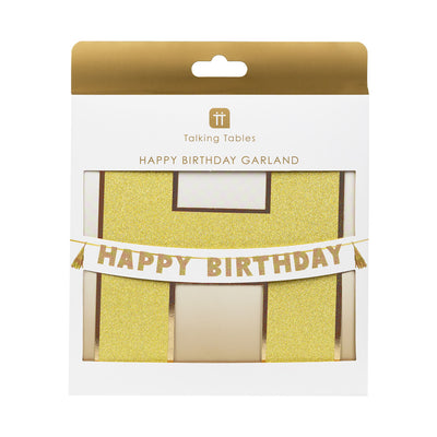 Image - Luxe Gold Happy Birthday Garland