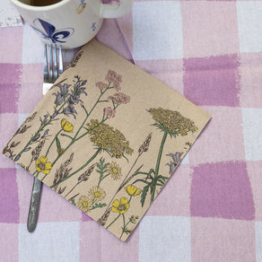 Natural Meadow Recycled Paper Napkins - 20 Pack