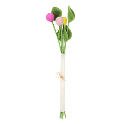 Felt Rose Flowers - 5 Pack | Summer Decor |