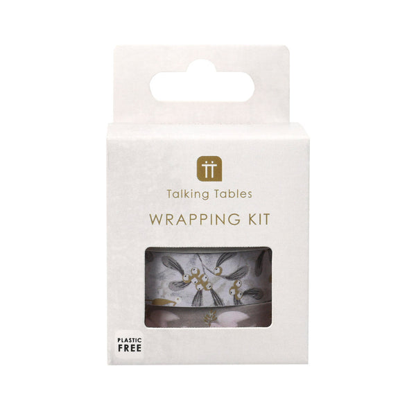 Mistletoe Christmas Paper Tape Wrapping Kit - 3 Pack