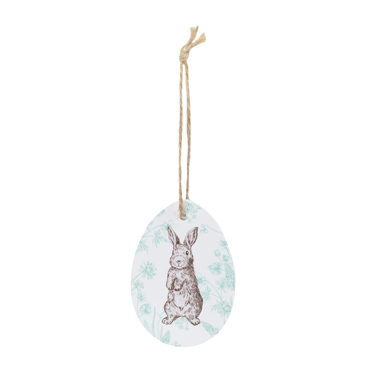 Playful Pierre Wooden Egg Hanging Decorations - 3 Pack