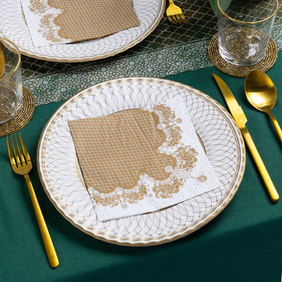 Party Porcelain Gold Napkin