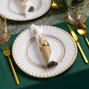 Party Porcelain Gold Napkin