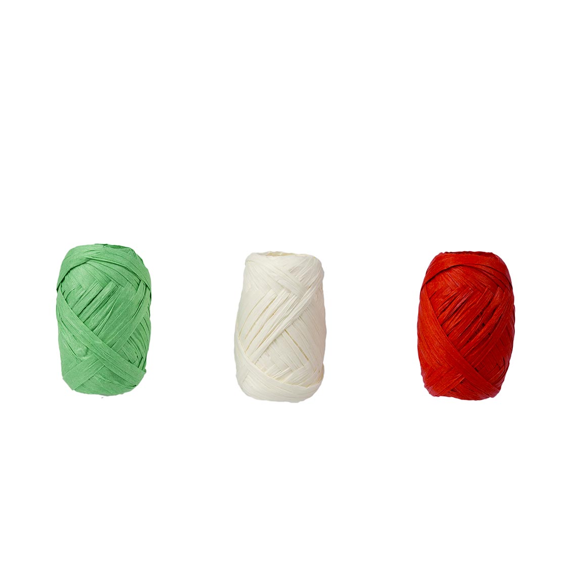 Mix Colour Raffia Ribbons - 3 Pack