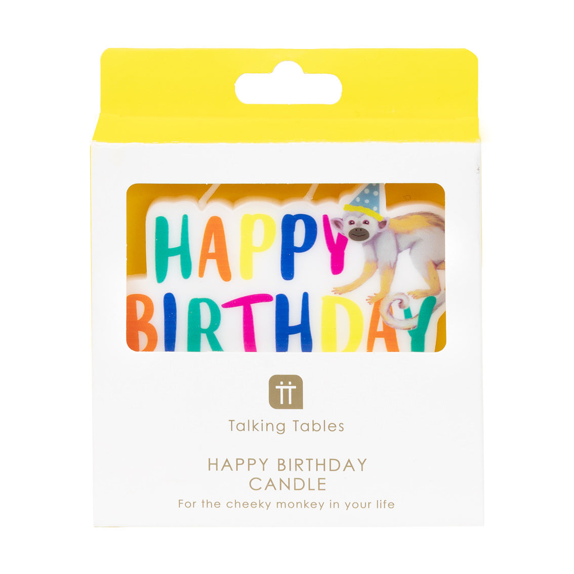 Party Safari Happy Birthday Candle