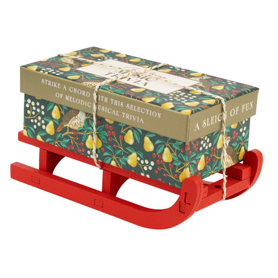 Music Trivia Christmas Sleigh - 6.5cm | Christmas Game |