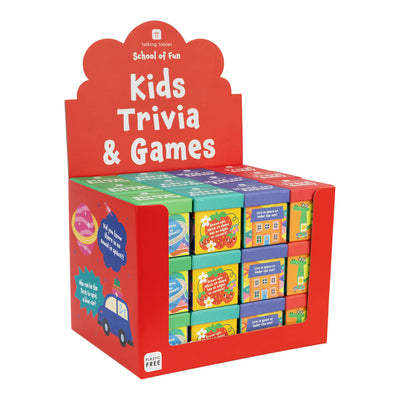 School of Fun Kids Trivia & Games POS Unit