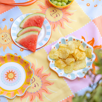 Sun Paper Plates - 24 Pack | Summer Tableware |
