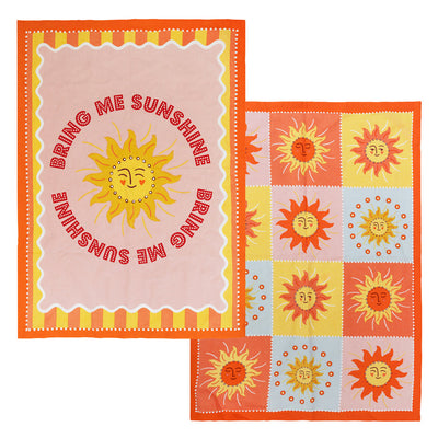 Sun Tea Towels - 2 Pack | Summer Kitchenware |