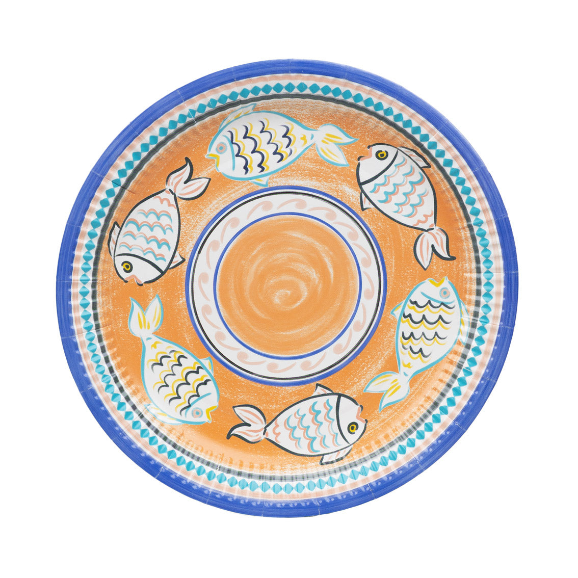 Souk Fish Paper Plates - 10 Pack