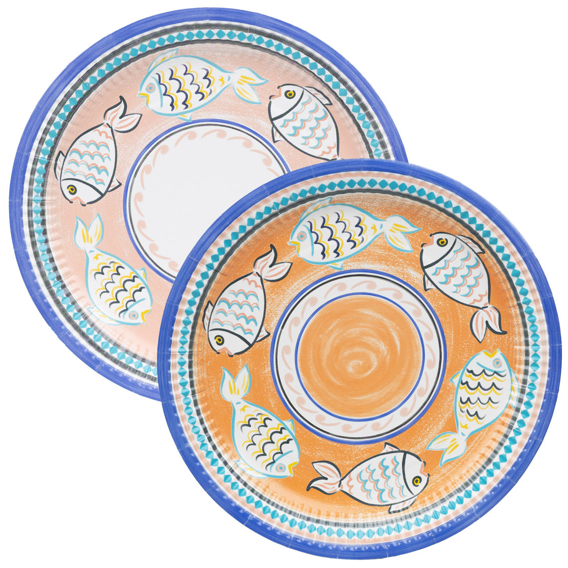 Souk Fish Paper Plates - 10 Pack