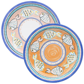 Souk Fish Paper Plates - 10 Pack