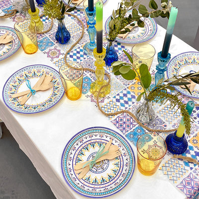 Souk Blue Table Runner - 2m