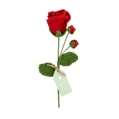 Handmade Rose Crochet Sprig | Spring Decor |