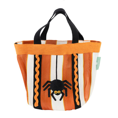 Recycled Plastic Spider Tote Bag | Halloween Decor |