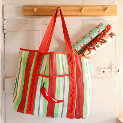 Bon Appetit Recycled Plastic Chilli Tote Bags - Mixed Colours