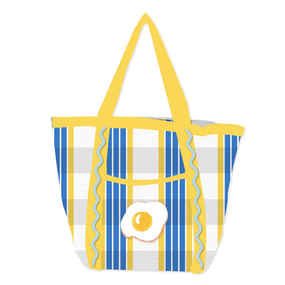 Recycled Plastic Egg Tote Bag