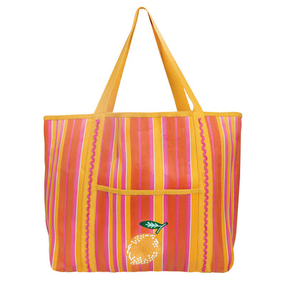 Bon Appetit Recycled Plastic Lemon Tote Bag