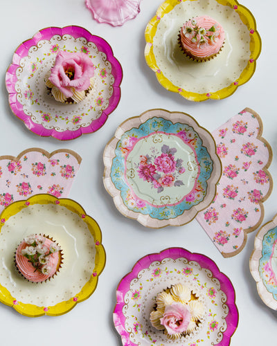 Truly Scrumptious Plates - 12 Pack | Tea Party Decor |