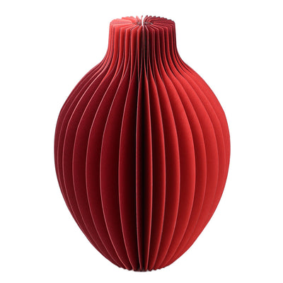 Red Honeycomb Colour Pop Paper Vase