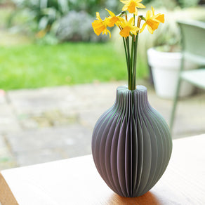 Mellow Lilac Honeycomb Colour Pop Paper Vase