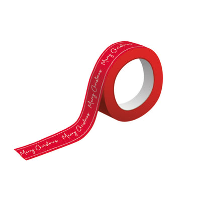 Merry Christmas Paper Tape - 20m
