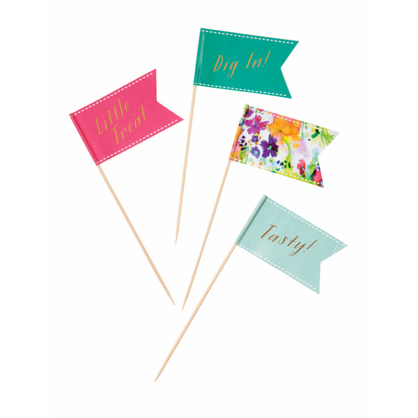 Talking Tables Floral Fiesta Large Canape Flags