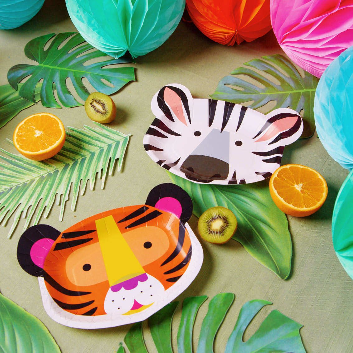 Party Animals Animal Face Plates