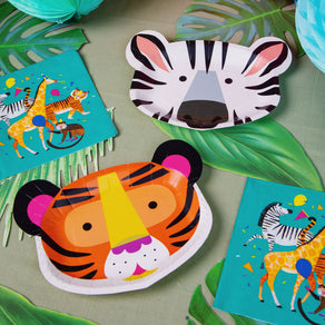 Party Animals Animal Face Plates