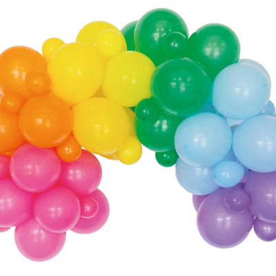 Image - Rainbow Balloon Arch