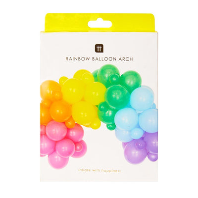 Image - Rainbow Balloon Arch