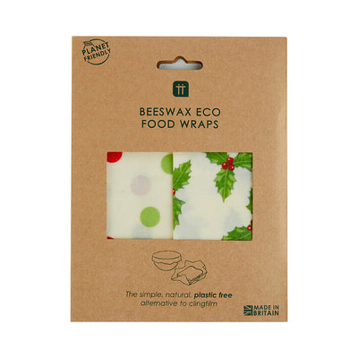 Image - Botanical Holly Beeswax Wraps, 2 Pack