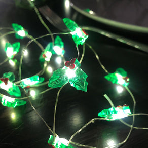 Botanical Holly String Lights 3M