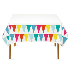 We Heart Birthdays Rainbow Fabric Table Cover